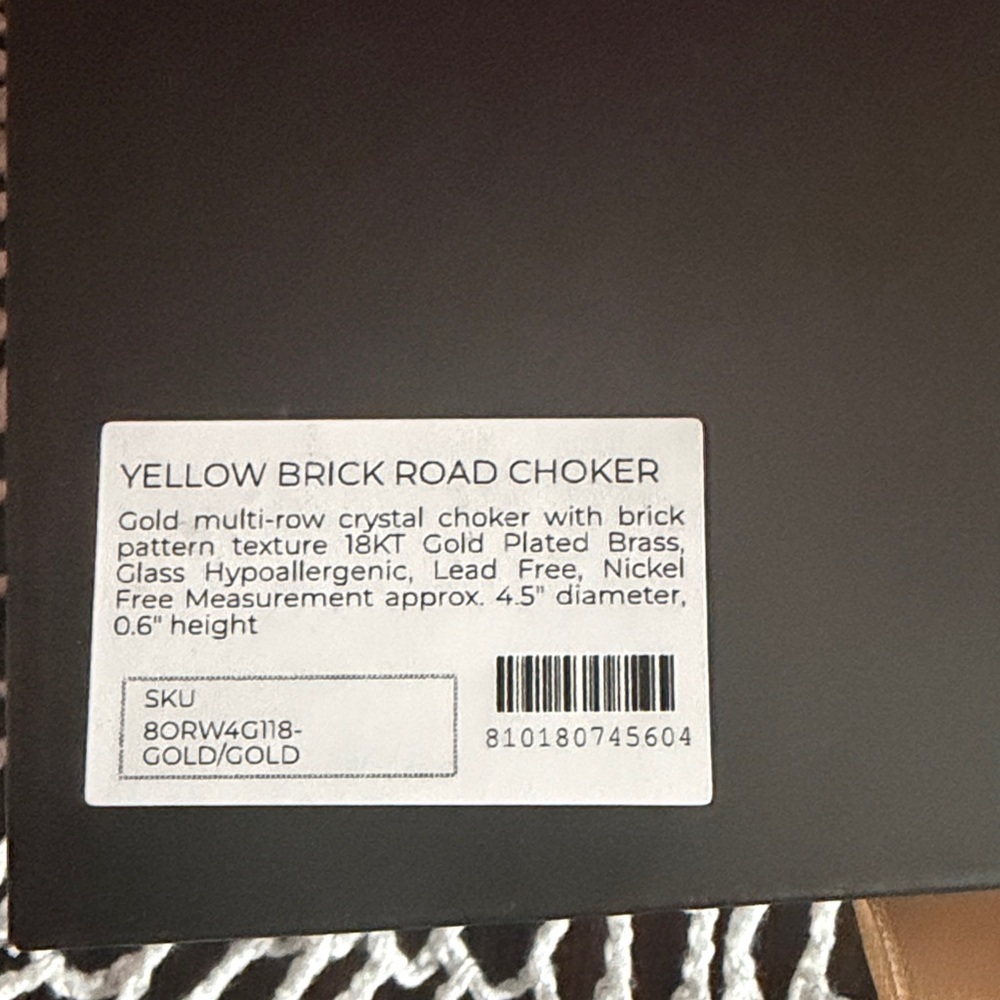 8 Other Reasons Wicked X Yellow Brick Road Necklace - Picture 9 of 9